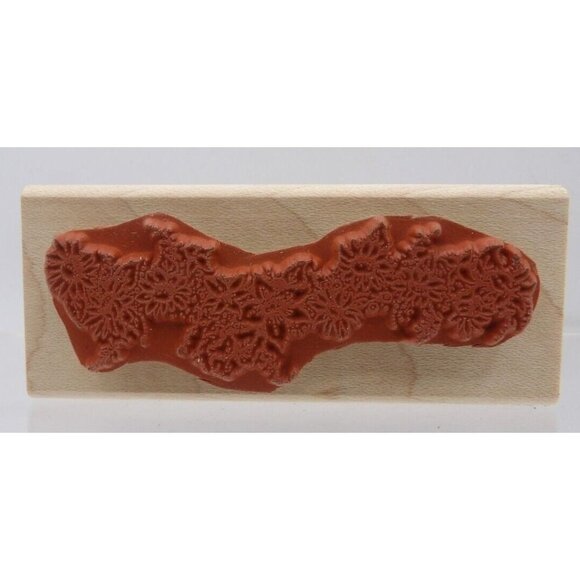 Multi-Flower Border Stamp ©2005 Stampin' Up! 3"x1¼" - Picture 2 of 2